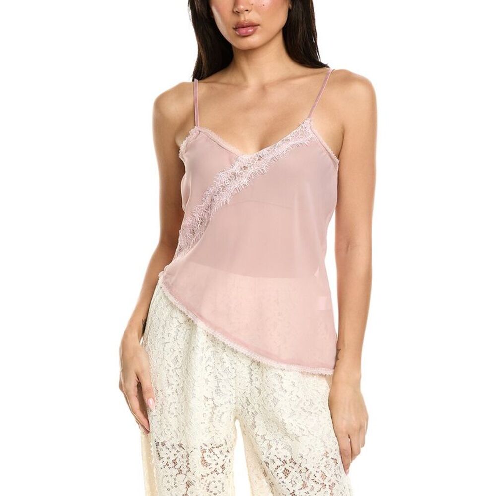 70/21 Womens  Lace Cami Top, Pink